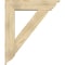Ekena Millwork Traditional Traditional Rough Sawn Bracket w/ Offset Brace, Douglas Fir, 8"W x 34"D x 40"H BKT0806X34X40TRA01RDF - alternate 4